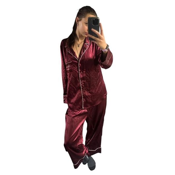 L* Space Luxury Silk Luna 'Shine On' Pajama Set - Picture 1 of 4